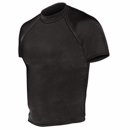 Black Short Sleeve Nylon Rashguard